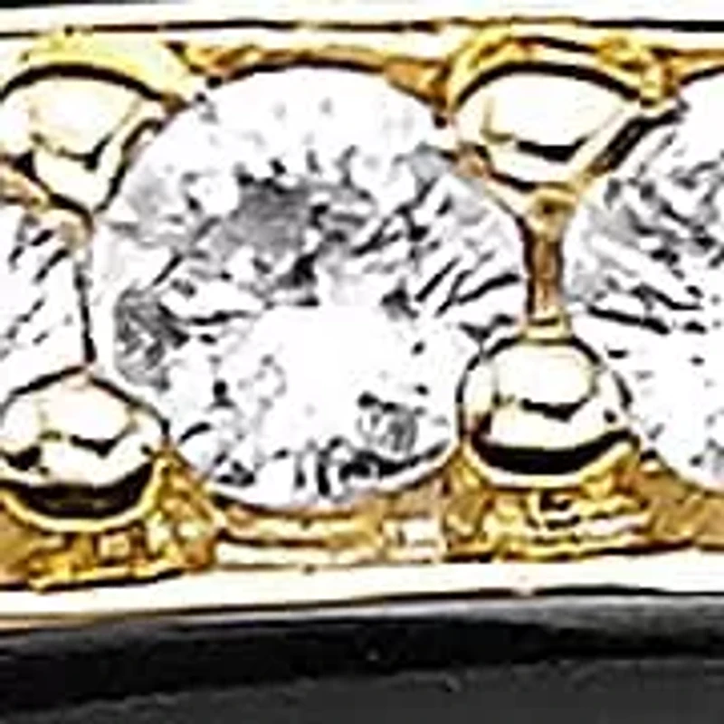 ct. t.w. Black Onyx & Lab-Created White Sapphire Ring Sterling Silver