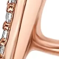 1/6 ct. t.w. Diamond Accent Lightning Bolt Earrings Gold Plated Sterling Silver