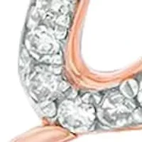 1/6 ct. t.w. Diamond Cat Pendant Sterling Silver