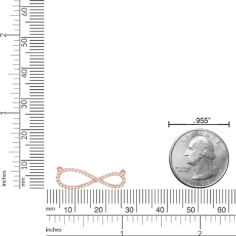 1/5 ct. t.w. Diamond Infinity Necklace Sterling Silver