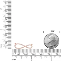 1/5 ct. t.w. Diamond Infinity Necklace Sterling Silver