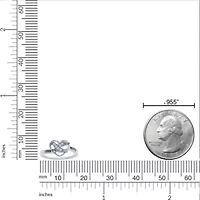 Diamond Accent "Love Waits" Heart Purity Ring Sterling Silver