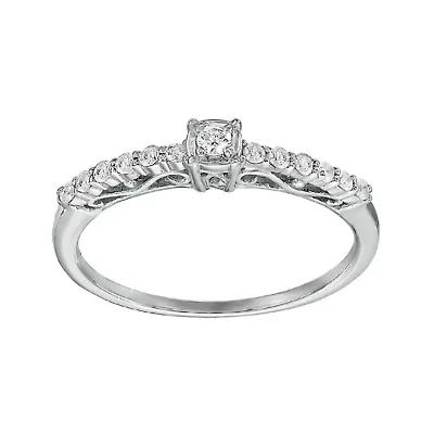 1/6 ct. t.w. Diamond Ring Sterling Silver
