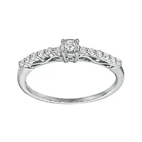 1/6 ct. t.w. Diamond Ring Sterling Silver