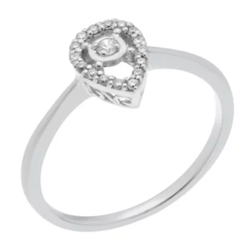 1/10 ct. t.w. Diamond Ring Sterling Silver