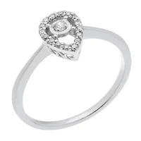 1/10 ct. t.w. Diamond Ring Sterling Silver