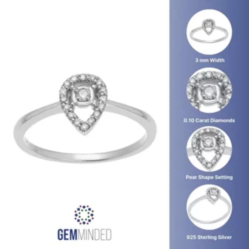 1/10 ct. t.w. Diamond Ring Sterling Silver