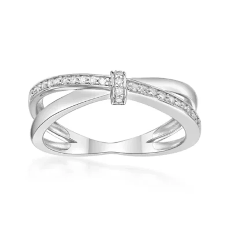 1/8 ct t.w. Promise Ring Sterling Silver