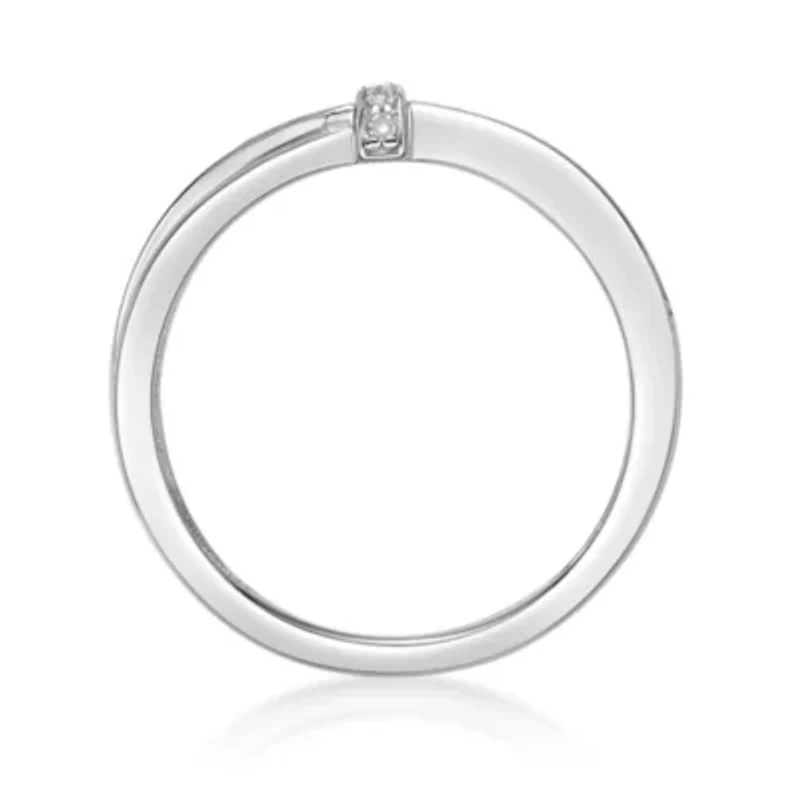 1/8 ct t.w. Promise Ring Sterling Silver