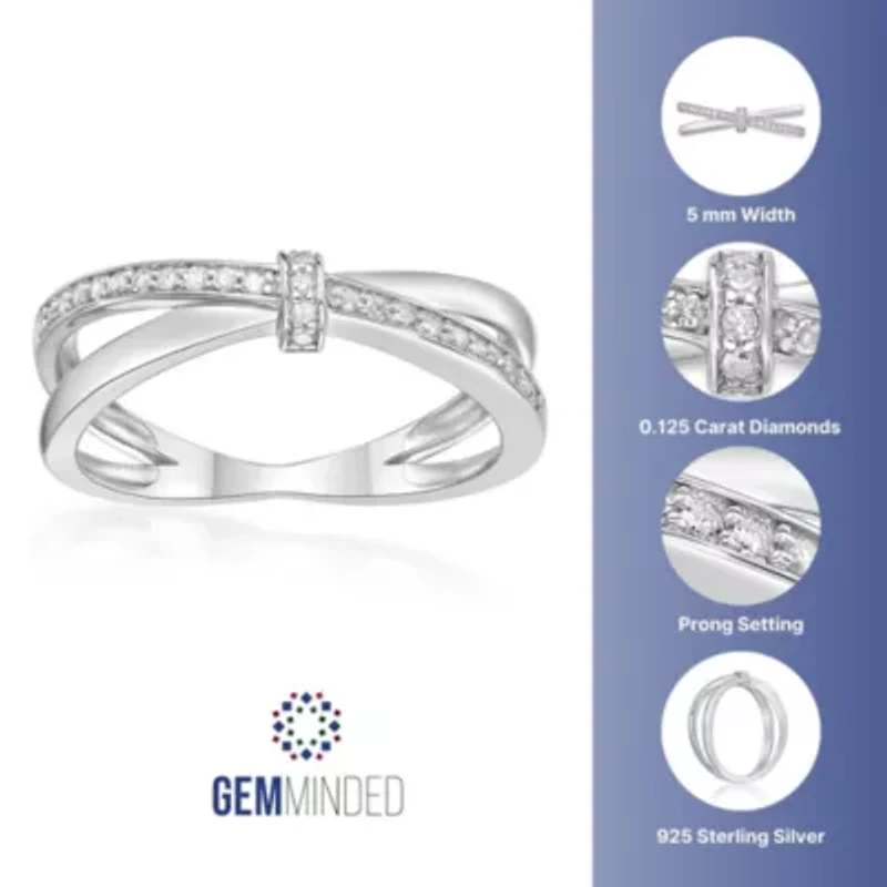 1/8 ct t.w. Promise Ring Sterling Silver