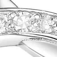 Diamond Accent Promise Ring Sterling Silver