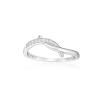 Diamond Accent Promise Ring Sterling Silver