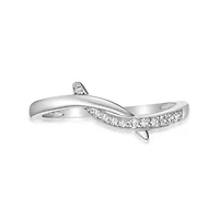 Diamond Accent Promise Ring Sterling Silver