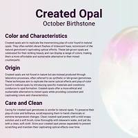 Gemstone and Diamond Accent Claddagh Ring Sterling Silver