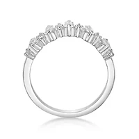 Lab Created 1 1/10 ct. t.w. White Sapphire Ring Sterling Silver