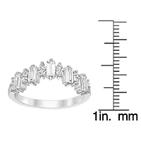 Lab Created 1 1/10 ct. t.w. White Sapphire Ring Sterling Silver