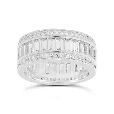 Lab Created 1 1/8 ct. t.w. White Sapphire Ring Sterling Silver