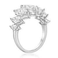 Lab Created 6 1/5 ct. t.w. White Sapphire Ring Sterling Silver