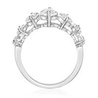 Lab Created 6 1/5 ct. t.w. White Sapphire Ring Sterling Silver