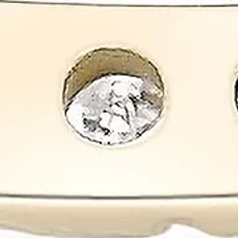 Lab Created 2 1/10 ct. t.w. White Sapphire Ring Micron Gold Plated Silver