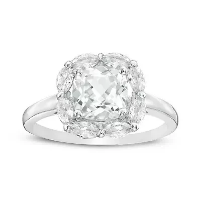Lab Created 2 7/8 ct. t.w. White Sapphire Ring Sterling Silver