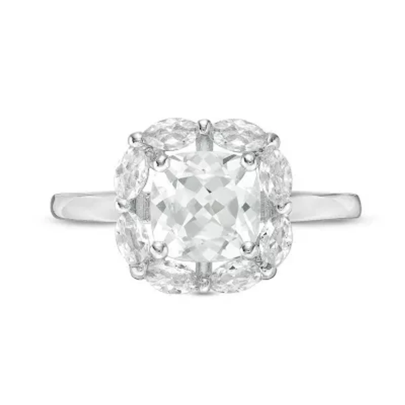 Lab Created 2 7/8 ct. t.w. White Sapphire Ring Sterling Silver