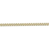 6.2mm Miami Cuban Chain Necklace 14k Gold Over Silver
