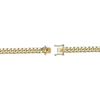6.2mm Miami Cuban Chain Necklace 14k Gold Over Silver
