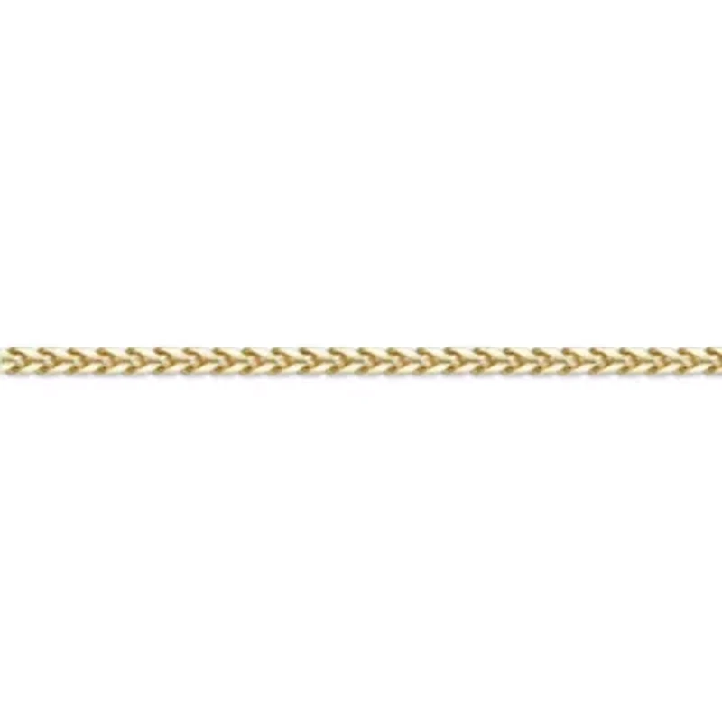4.1mm Franco Chain Necklace 14k Gold Over Silver