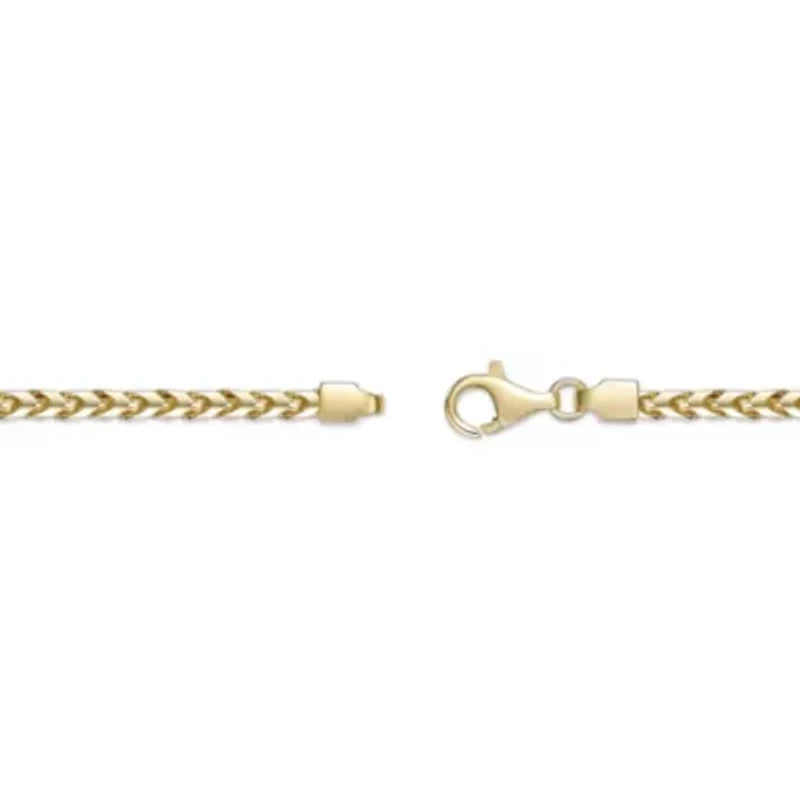 4.1mm Franco Chain Necklace 14k Gold Over Silver