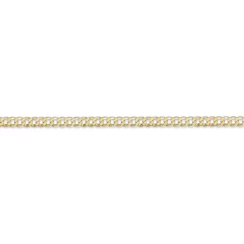 4.6mm Franco Chain Necklace 14k Gold Over Silver