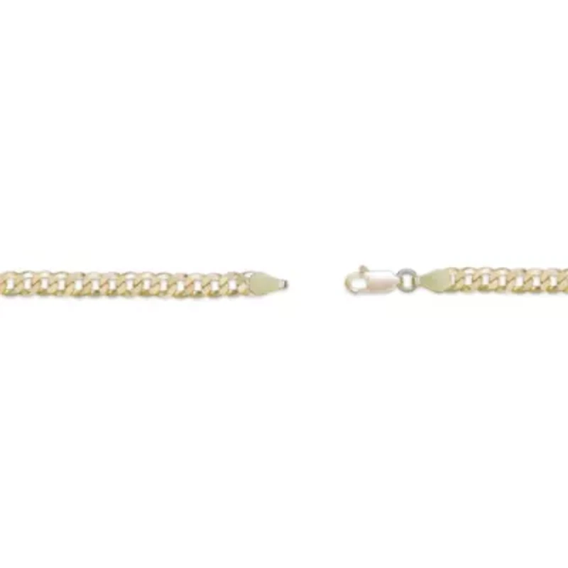 4.6mm Franco Chain Necklace 14k Gold Over Silver