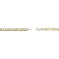 4.6mm Franco Chain Necklace 14k Gold Over Silver