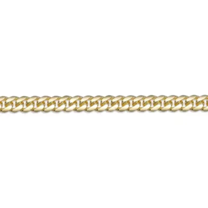 9mm Miami Cuban Chain Necklace 14k Gold Over Silver