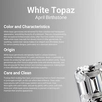 Lab Created Center Gemstone with White Sapphire and Diamond Accent Pendant Necklace Sterling Silver