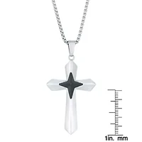 Stainless Steel Cross Pendant Necklace