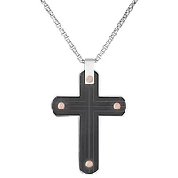 Stainless Steel Cross Pendant Necklace