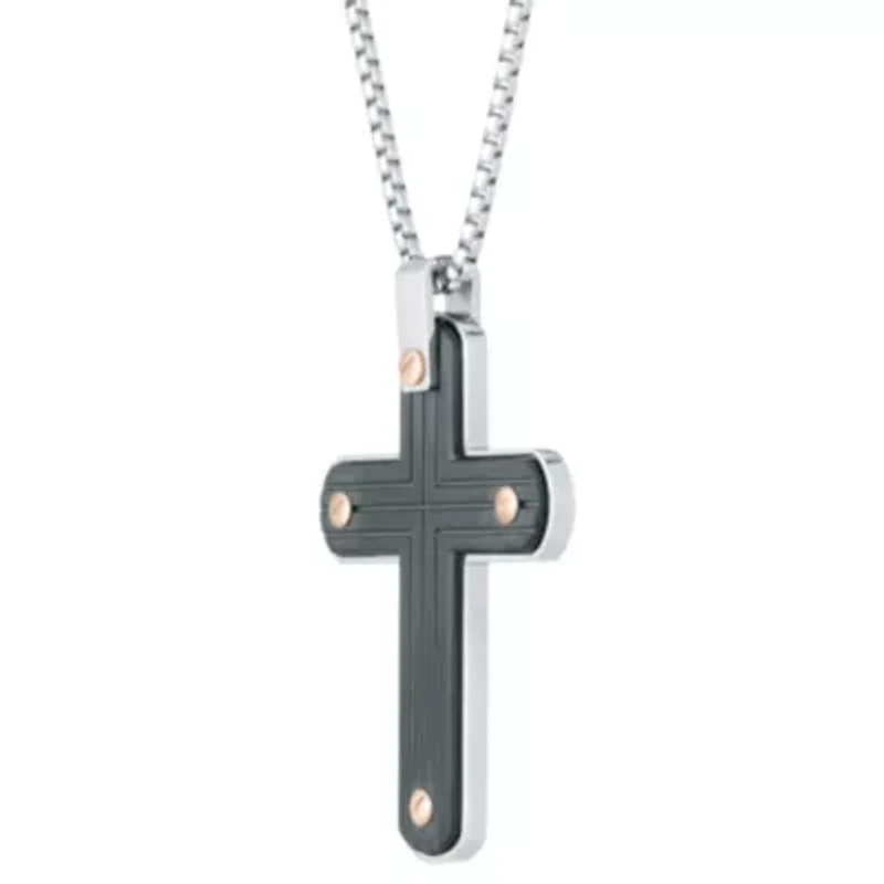 Stainless Steel Cross Pendant Necklace
