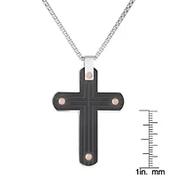 Stainless Steel Cross Pendant Necklace