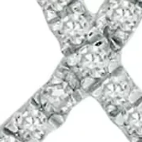 1/6 ct. tw. Diamond Ribbon Pendant in Sterling Silve
