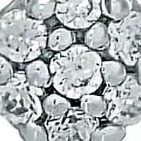 1/8 ct. t.w. Diamond Quatrefoil Pendant in Sterling Silver