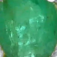 7/8 ct. t.w. Emerald and 1/3 ct. t.w. Diamond Pendant Necklace in 10K White Gold