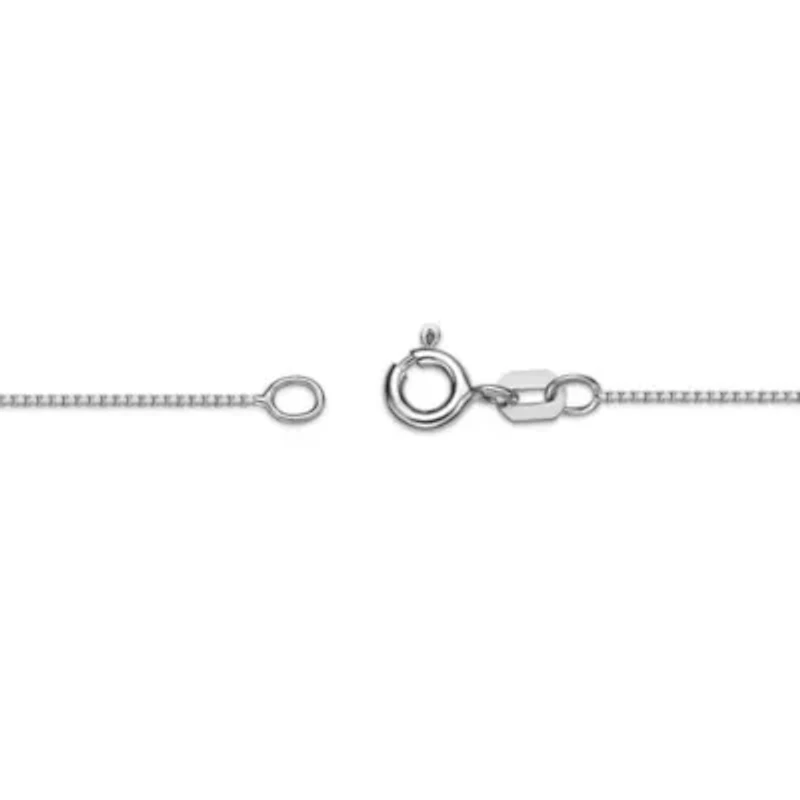 1 ct. t.w. Sapphire and 1/6 ct. t.w. Diamond Pendant Necklace in 10K White Gold