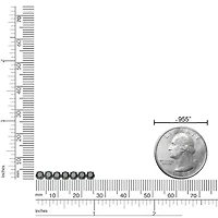 ct. t.w. Black Spinel Tennis Bracelet in Sterling Silver