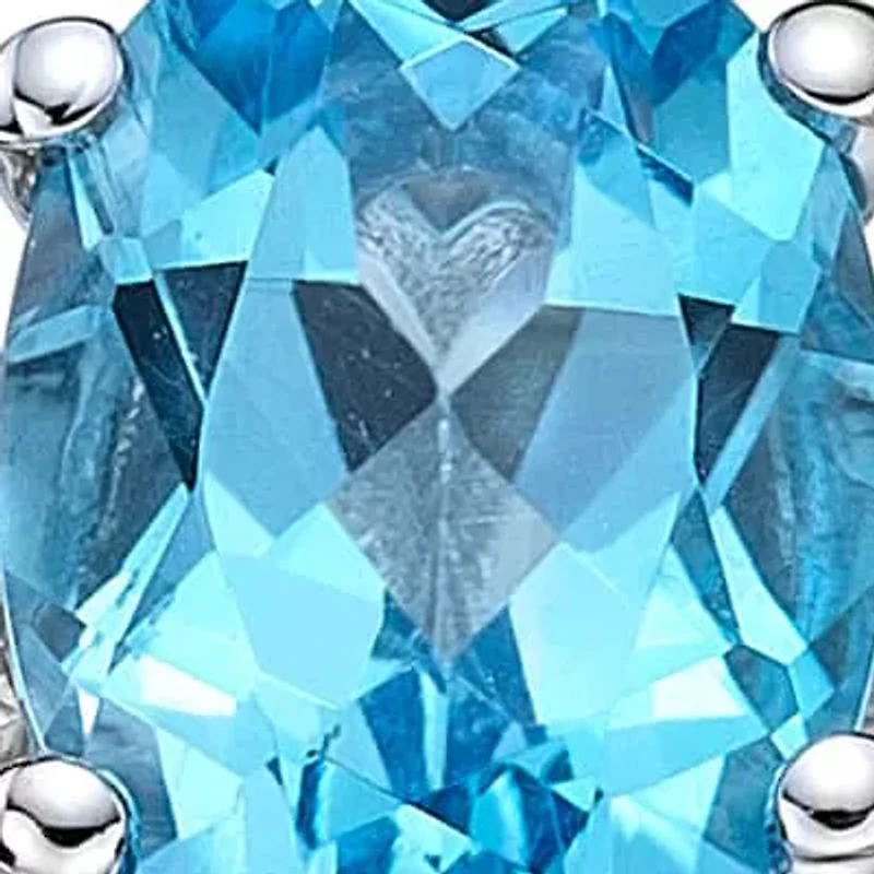 Women's White Gold Gemstone Infinity Ring