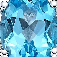 Women's White Gold Gemstone Infinity Ring