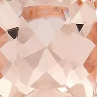 10K Rose Gold Cushion-Cut Gemstone & Diamond Accent Ring