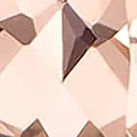 Women's 10K Rose Gold Cushion Cut Morganite & Diamond Accent Pendant Necklace