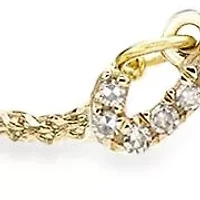 1/5 ct. tw. Diamond "Mom" Adjustable Bracelet in 14K White Gold
