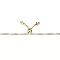 1/5 ct. tw. Diamond "Mom" Adjustable Bracelet in 14K White Gold